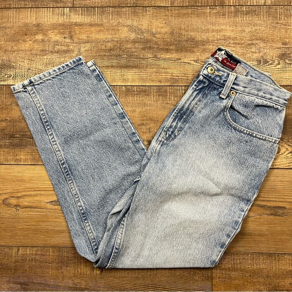 Old Navy Light Wash Jeans High Rise Straight Leg Vintage 90s Women’s Size 6